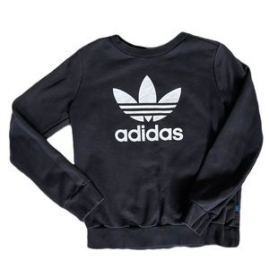 Small Womens Adidas Black Sweatshirt, super cozy, perfect condition